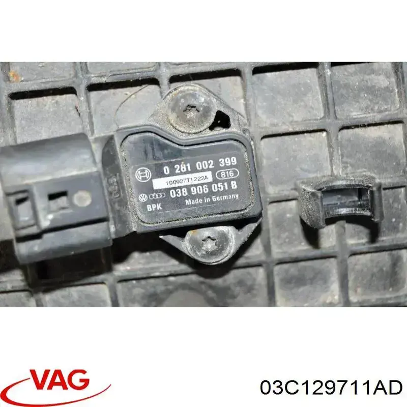 Tubo coletor de admissão VAG 03C129711AD preço, a partir de 105,74 USD