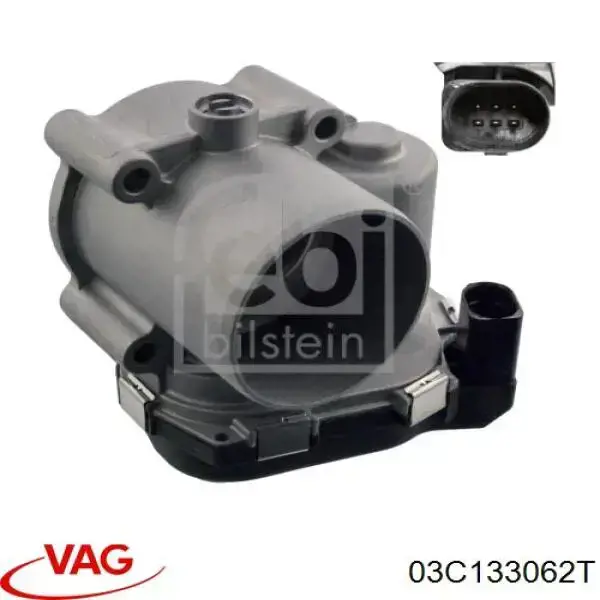 Válvula de borboleta montada VAG 03C133062T preço, a partir de 95,34 USD