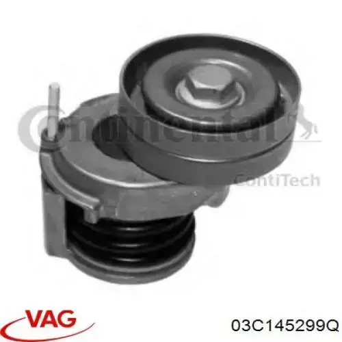 Rolo de reguladora de tensão da correia de transmissão VAG 03C145299Q preço, a partir de 19,15 USD