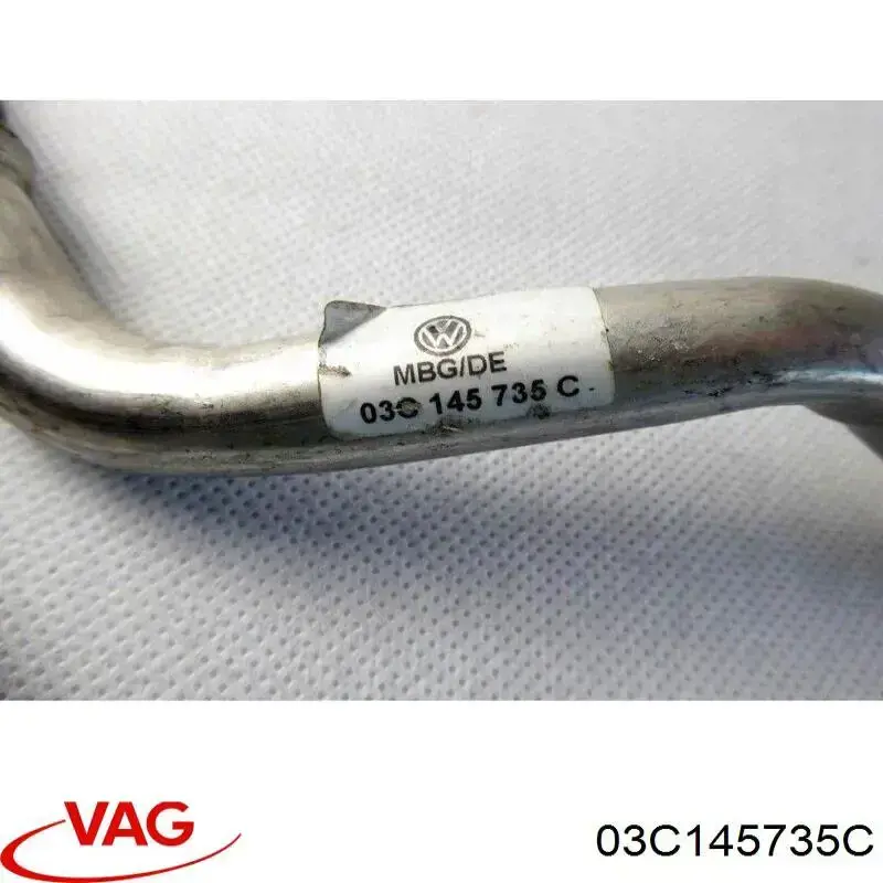 03C145735C VAG Tubo (mangueira) de derivação de óleo de turbina