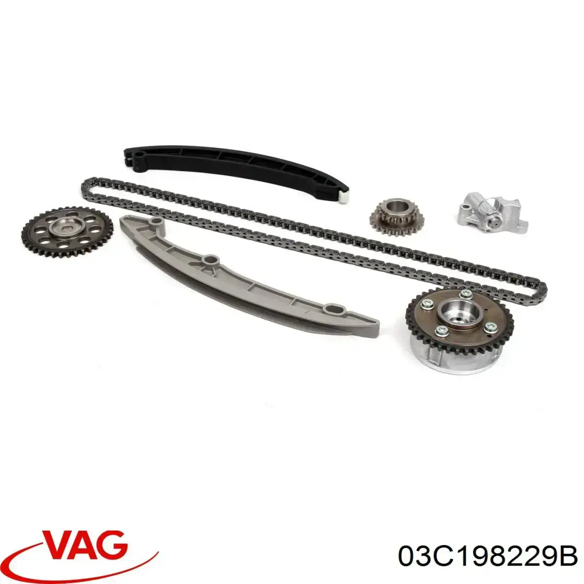 Cadeia do mecanismo de distribuição de gás, kit VAG 03C198229B preço, a partir de 131,00 USD