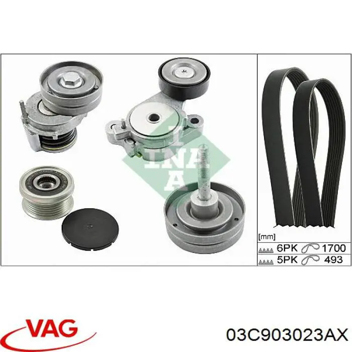 03C903023AX VAG Gerador
