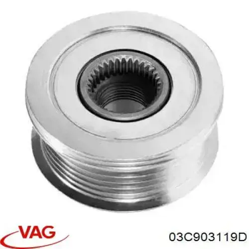 Polia do gerador VAG 03C903119D preço, a partir de 55,86 USD