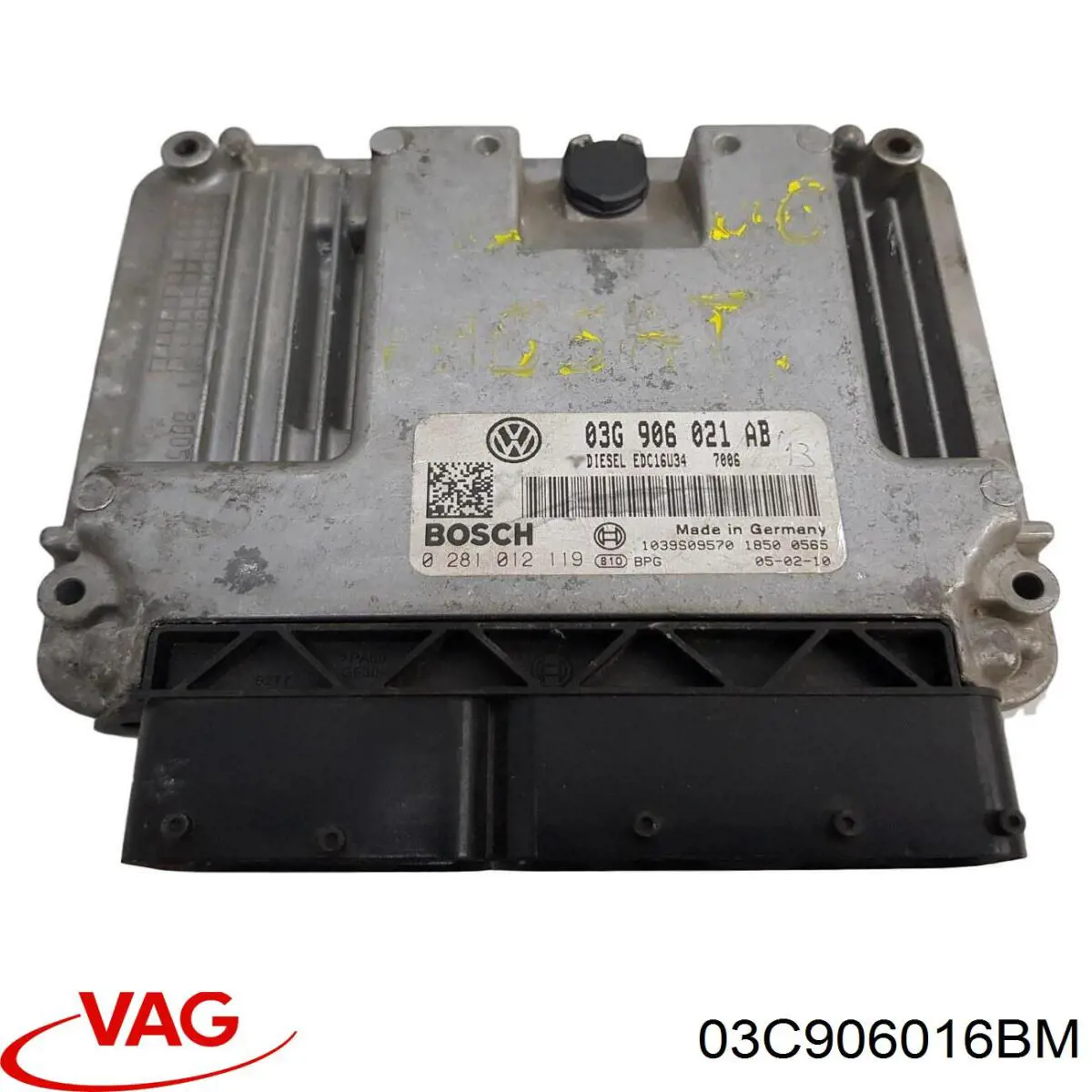 Compre 03C906016BM VAG Módulo de direção (Centralina eletrônica) de motor