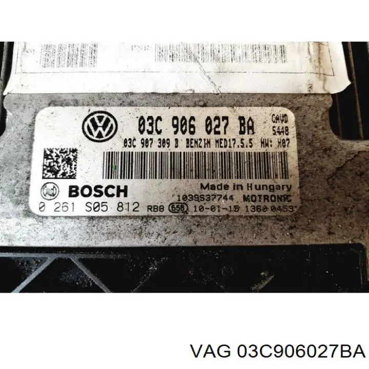 Módulo de direção (Centralina eletrônica) de motor VAG 03C906027BA preço, a partir de 357,76 USD