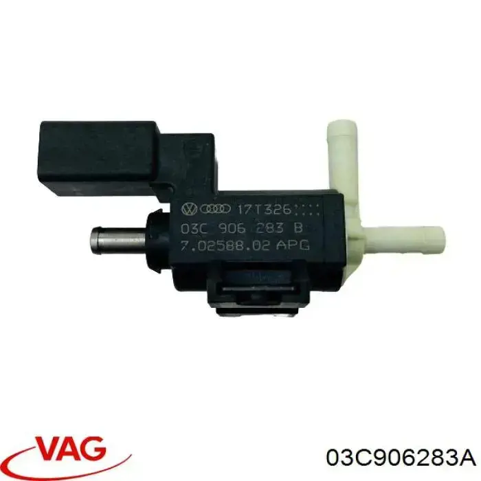Compre 03C906283A VAG Convertidor de pressão (solenoide) de supercompressão