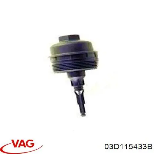 Compre 03D115433B VAG Tampa do filtro de óleo