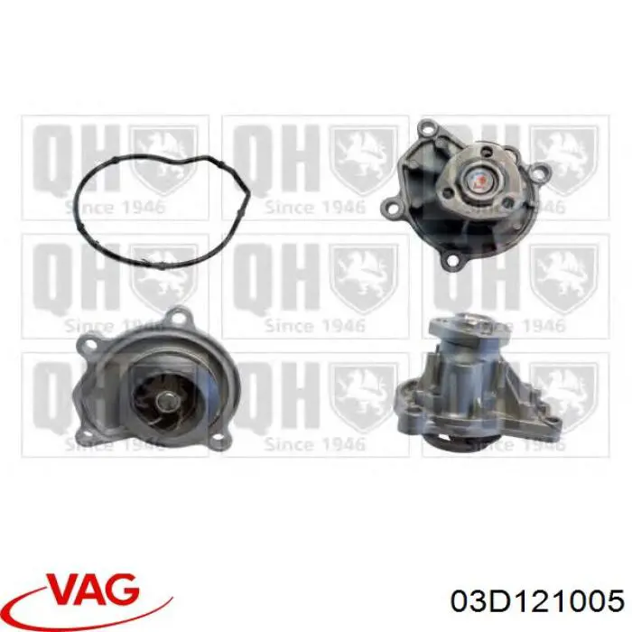 Compre 03D121005 VAG Bomba de água (bomba) de esfriamento