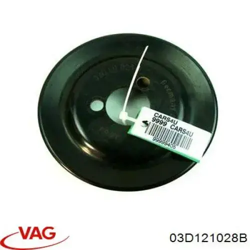 Polia da bomba de água para Volkswagen Jetta VI 162, 163, AV3, AV2, AY2, AY3