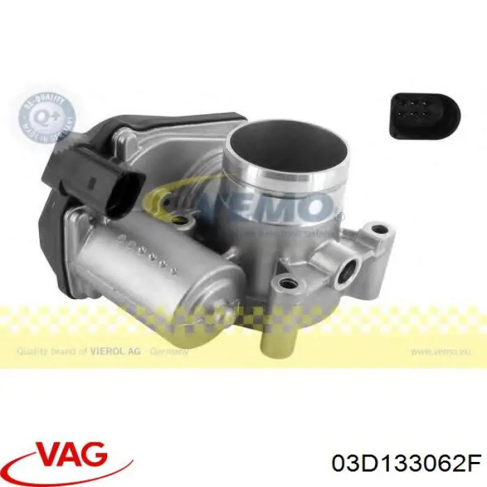 03D133062F VAG Válvula de borboleta montada