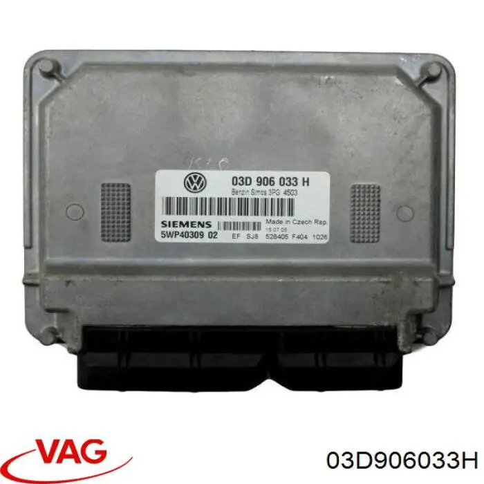 03D906033H VAG Módulo de direção (Centralina eletrônica) de motor