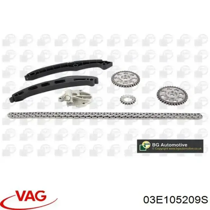 03E105209S VAG Engrenagem de cadeia da roda dentada de acionamento de cambota de motor