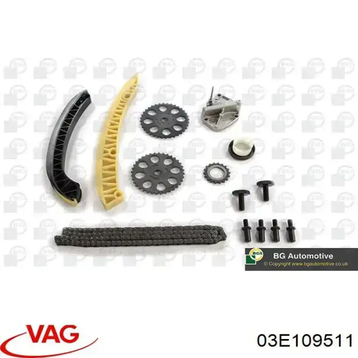 3E109511 VAG Eixo de reguladora de tensão da correia de transmissão
