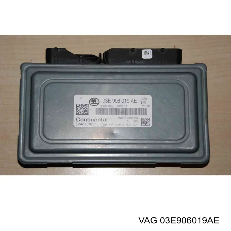 03E906019AE VAG Módulo de direção (Centralina eletrônica) de motor