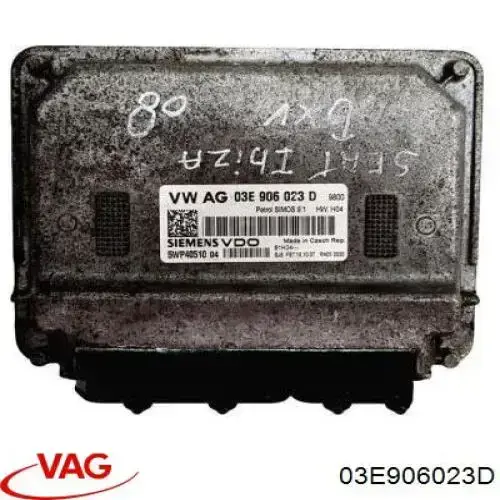Módulo de direção (Centralina eletrônica) de motor VAG 03E906023D preço, a partir de 80,02 USD