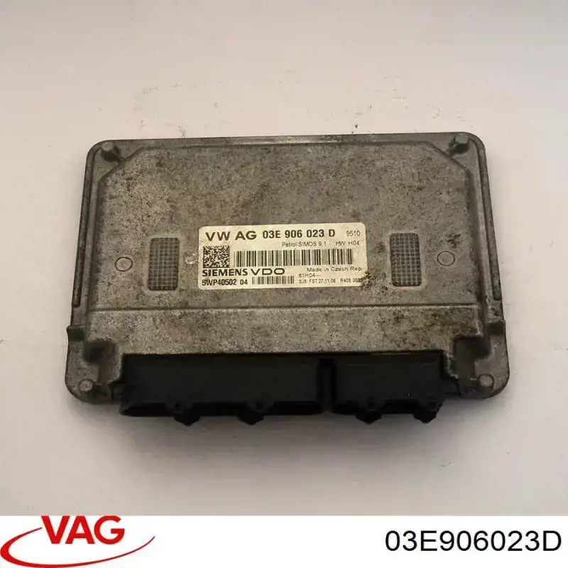 03E906023D VAG Módulo de direção (Centralina eletrônica) de motor