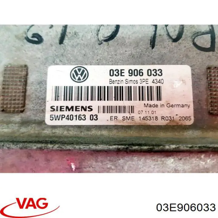 Módulo de direção (Centralina eletrônica) de motor VAG 03E906033 preço, a partir de 66,52 USD