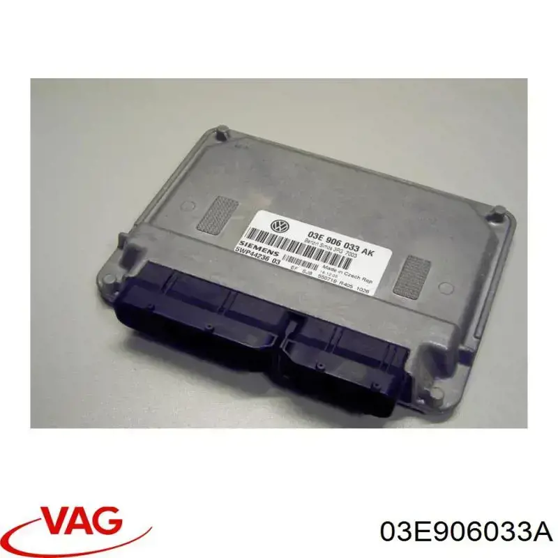 03E906033A VAG Módulo de direção (Centralina eletrônica) de motor