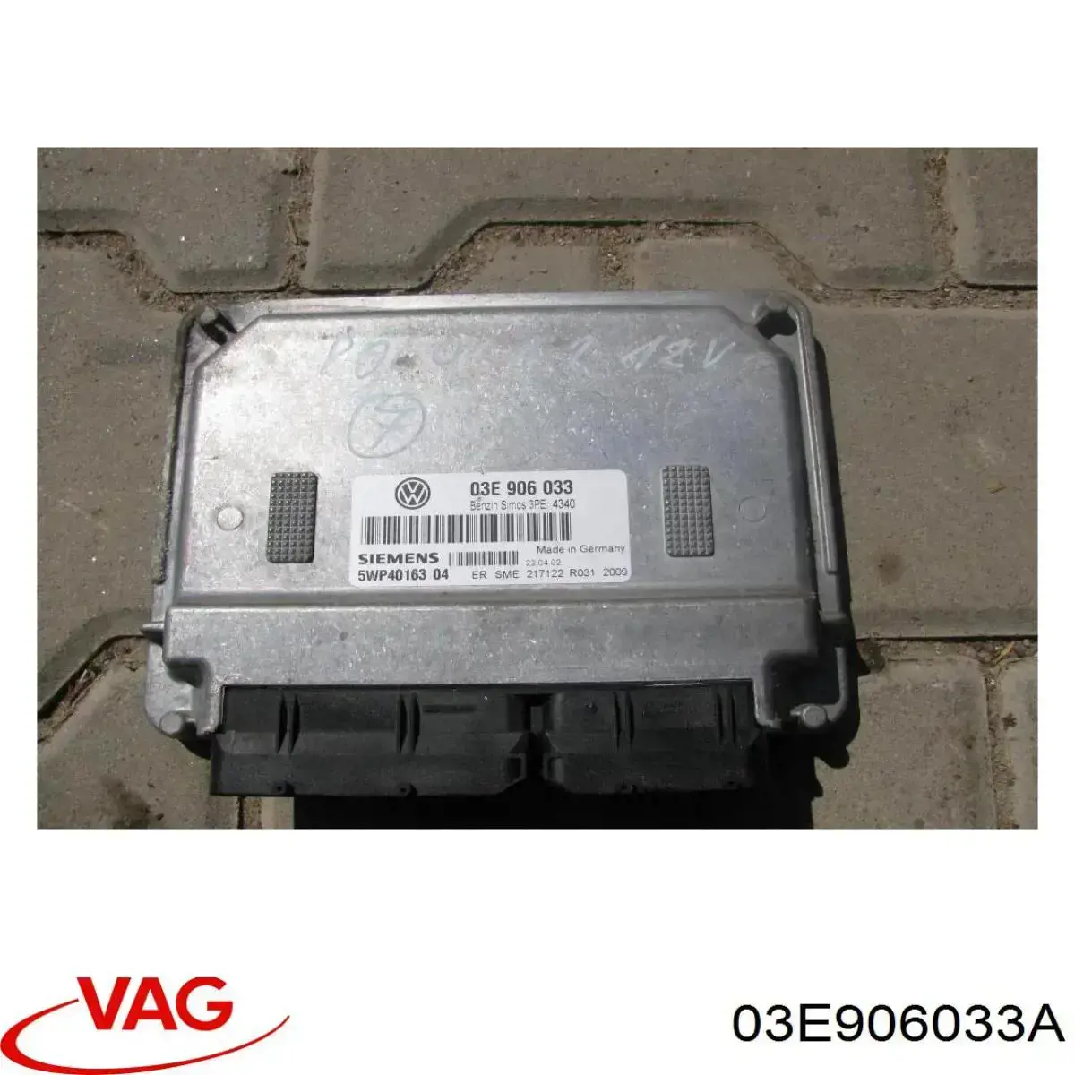 Compre 03E906033A VAG Módulo de direção (Centralina eletrônica) de motor