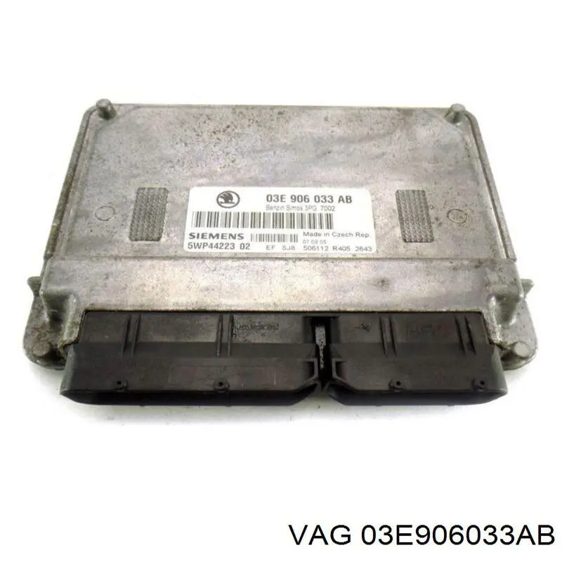 03E906033AB VAG Módulo de direção (Centralina eletrônica) de motor