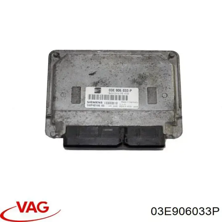 03E906033P VAG Módulo de direção (Centralina eletrônica) de motor
