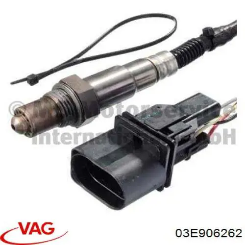 Compre 03E906262 VAG Sonda lambda, sensor de oxigênio até o catalisador