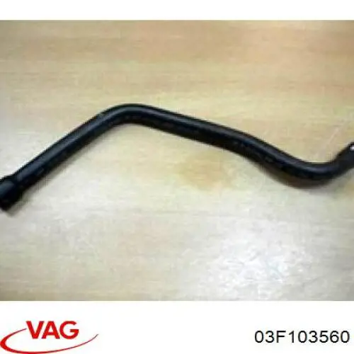 Cano derivado de ventilação de cárter (de separador de óleo) VAG 03F103560 preço, a partir de 24,83 USD