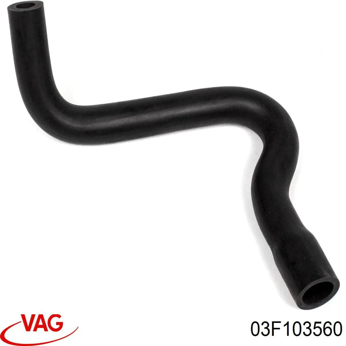 03F103560 VAG Cano derivado de ventilação de cárter (de separador de óleo)