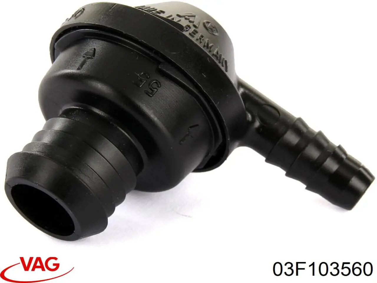 Compre 03F103560 VAG Cano derivado de ventilação de cárter (de separador de óleo)