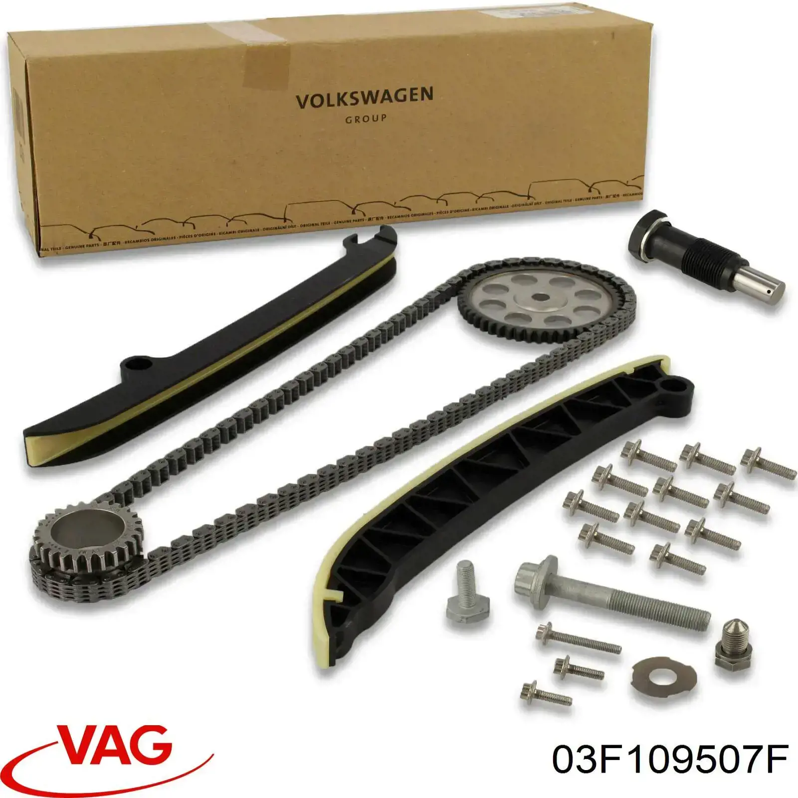 Reguladora de tensão da cadeia do mecanismo de distribuição de gás VAG 03F109507F preço, a partir de 38,04 USD