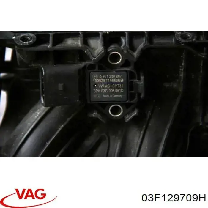 Compre 03F129709H VAG Tubo coletor de admissão