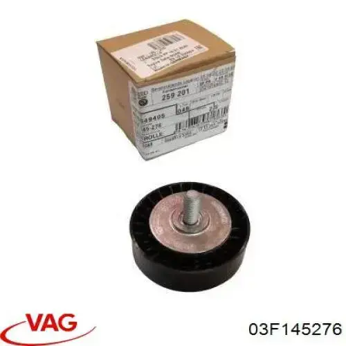 03F145276 VAG Rolo parasita da correia de transmissão