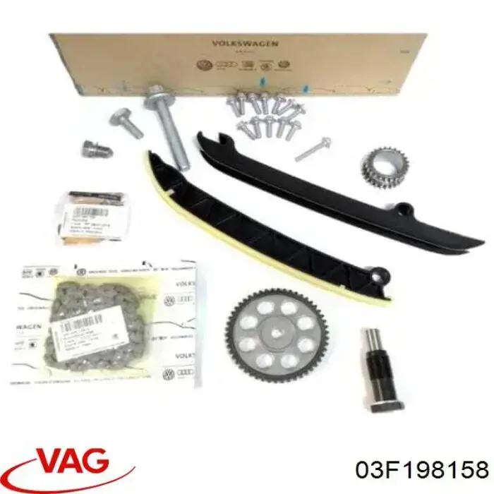 Cadeia do mecanismo de distribuição de gás, kit VAG 3F198158 preço, a partir de 181,35 USD