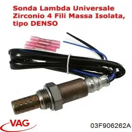 Compre 03F906262A VAG Sonda lambda, sensor de oxigênio depois de catalisador