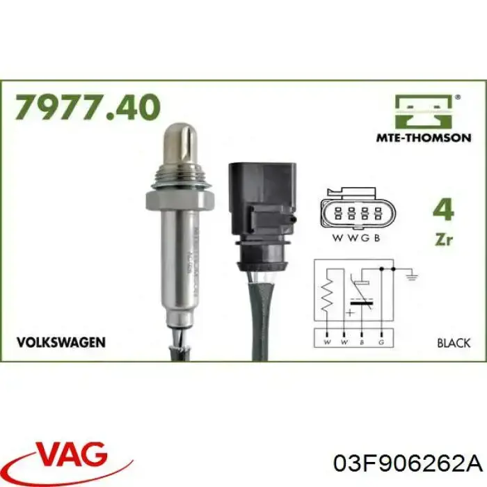 Sonda lambda, sensor de oxigênio depois de catalisador VAG 03F906262A preço, a partir de 43,52 USD