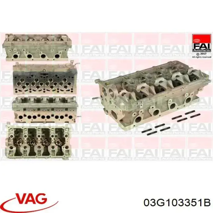 Cabeça de motor (CBC) VAG 03G103351B preço, a partir de 497,10 USD