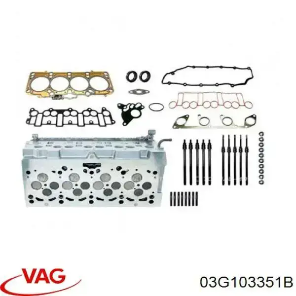 Compre 03G103351B VAG Cabeça de motor (CBC)
