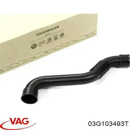 03G103493T VAG Cano derivado de ventilação de cárter (de separador de óleo)