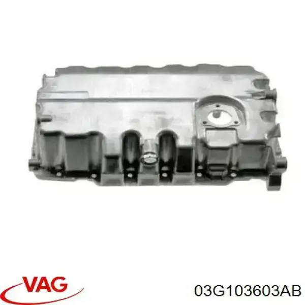 03G103603AB VAG Panela de óleo de cárter do motor