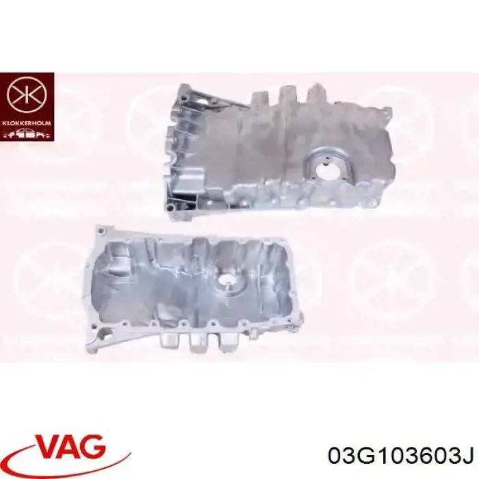 03G103603J VAG Panela de óleo de cárter do motor