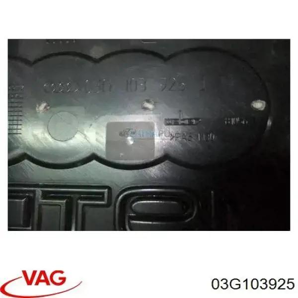 Tampa de motor decorativa 03G103925 VAG