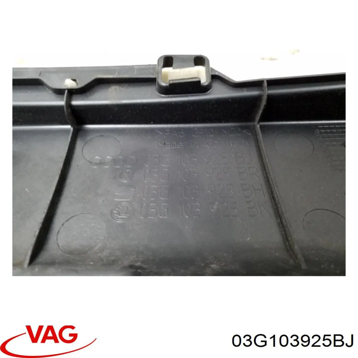 03G103925BJ VAG Tampa de motor decorativa