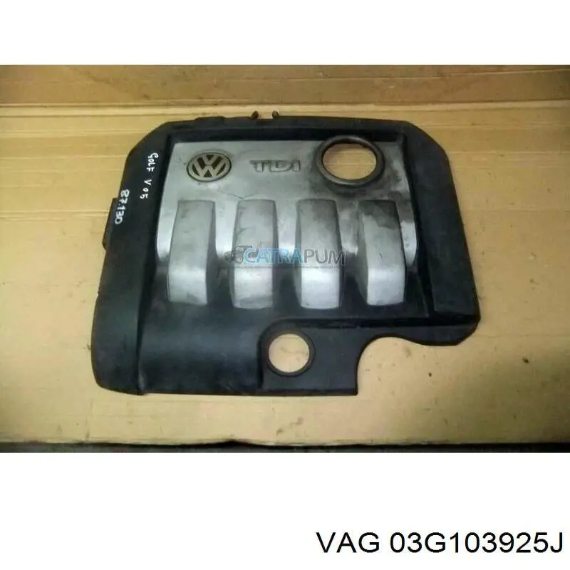 03G103925J VAG Tampa de motor decorativa