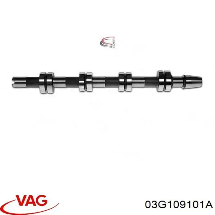 03G109101A VAG Árvore distribuidora de motor de admissão