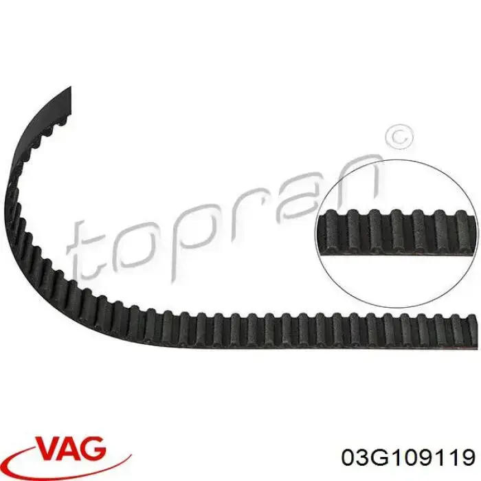 Compre 03G109119 VAG Correia do mecanismo de distribuição de gás