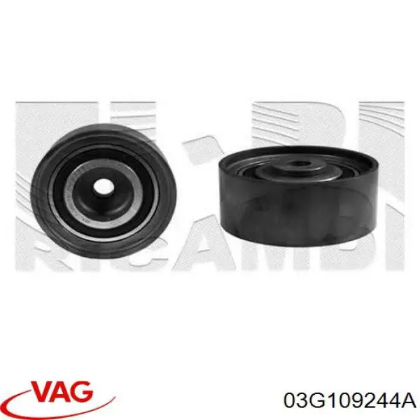 03G109244A VAG Rolo parasita da correia do mecanismo de distribuição de gás