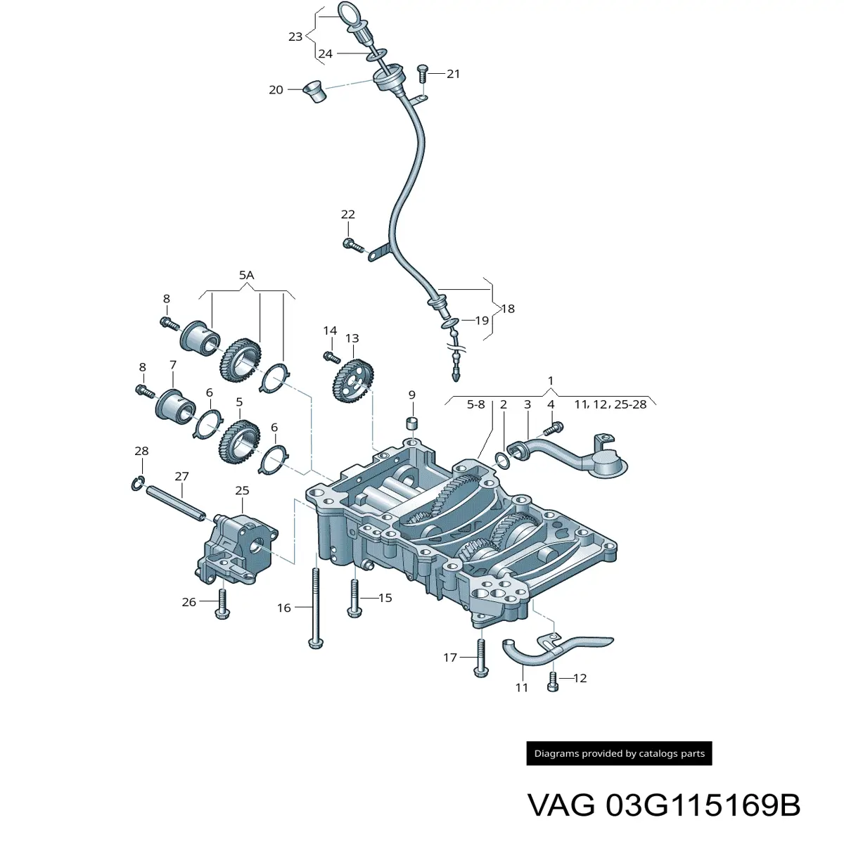  VAG 03G115169B preço, a partir de 2,40 USD