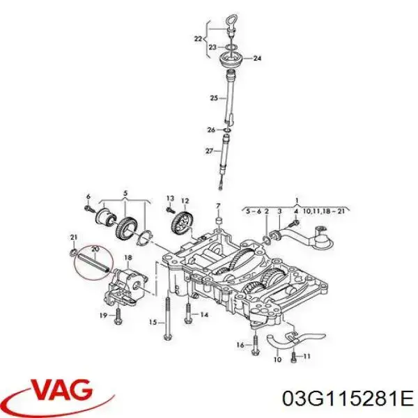 Compre 34785 Febi Kit de reparação da bomba de óleo
