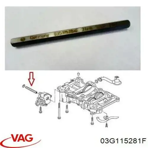 Kit de reparação da bomba de óleo 37115004 AND