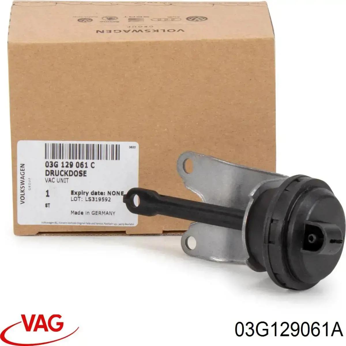 Válvula (atuador) de acionamento das comportas de tubo coletor de admissão VAG 03G129061A preço, a partir de 16,48 USD